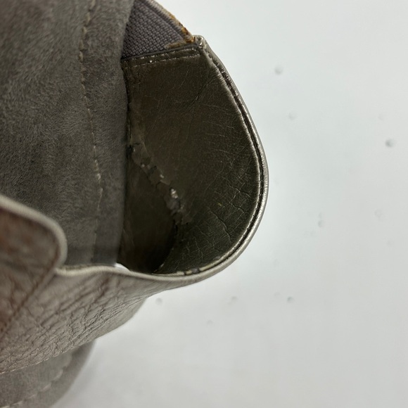 Bandolino Metallic Silver Heeled Slides Size 8 - Picture 11 of 12